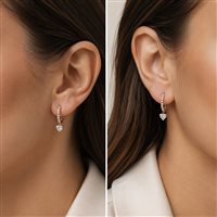 Orecchini Ultima Edizione Donna Cerchi in Argento OAO7118 - OAO7118